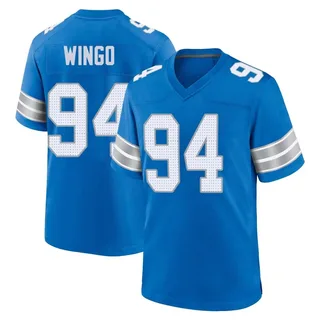 Mekhi Wingo Detroit Lions Youth Game 2nd Nike Jersey - Blue
