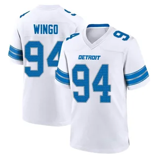 Mekhi Wingo Detroit Lions Youth Game 2nd Nike Jersey - White