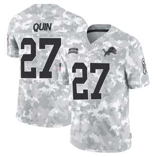 Men's Glover Quin Detroit Lions Men's Limited Arctic Camo 2024 Salute to Service Nike Jersey