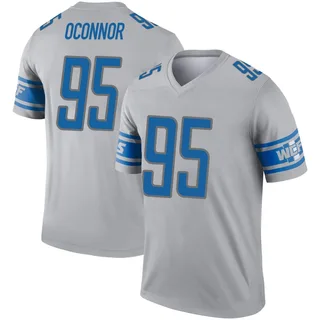 Pat O'Connor Detroit Lions Men's Legend Inverted Nike Jersey - Gray