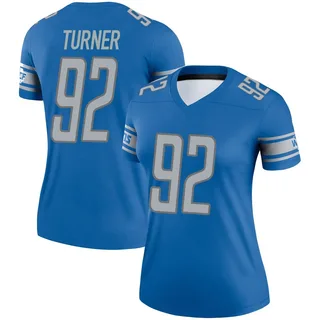 Payton Turner Detroit Lions Women's Legend Nike Jersey - Blue