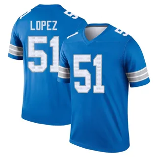 Roy Lopez Detroit Lions Men's Legend 2nd Nike Jersey - Blue