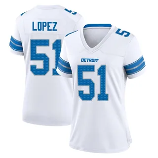 Roy Lopez Detroit Lions Women's Game 2nd Nike Jersey - White
