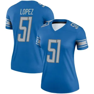 Roy Lopez Detroit Lions Women's Legend Nike Jersey - Blue
