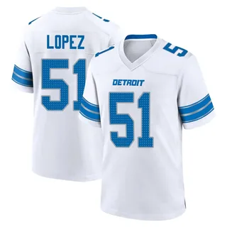 Roy Lopez Detroit Lions Youth Game 2nd Nike Jersey - White