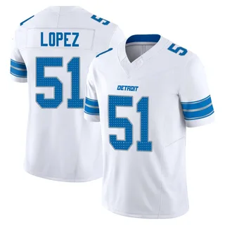 Roy Lopez Detroit Lions Youth Limited Vapor F.U.S.E. 2nd Nike Jersey - White