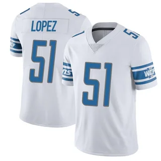 Roy Lopez Detroit Lions Youth Limited Vapor Untouchable Nike Jersey - White