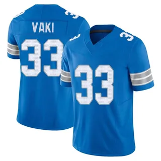 Sione Vaki Detroit Lions Men's Limited Vapor F.U.S.E. 2nd Nike Jersey - Blue