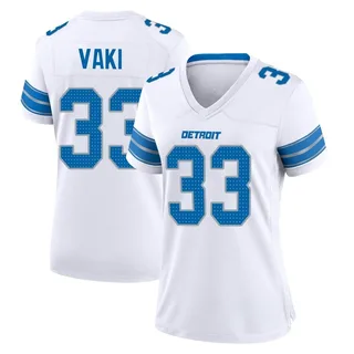 Sione Vaki Detroit Lions Women's Game 2nd Nike Jersey - White