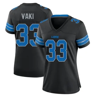 Sione Vaki Detroit Lions Women's Game Alternate 2nd Nike Jersey - Black