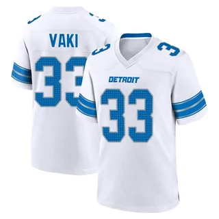 Sione Vaki Detroit Lions Youth Game 2nd Nike Jersey - White