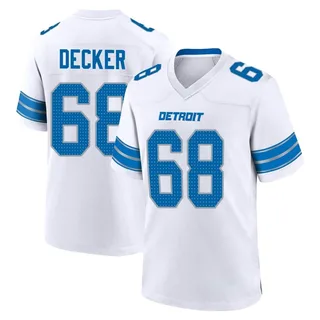 Taylor Decker Detroit Lions Men's Game 2nd Nike Jersey - White
