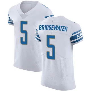 Teddy Bridgewater Detroit Lions Men's Elite Vapor Untouchable Nike Jersey - White