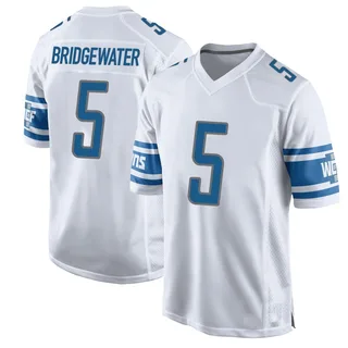 Teddy Bridgewater Detroit Lions Men's Game Nike Jersey - White