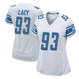 Tyler Lacy Detroit Lions Women's Game Nike Jersey - White