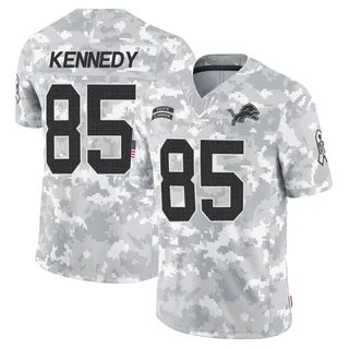 Youth Tom Kennedy Detroit Lions Youth Limited Arctic Camo 2024 Salute to Service Nike Jersey