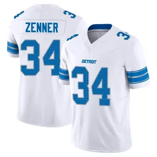 Zach Zenner Detroit Lions Men's Limited Vapor F.U.S.E. 2nd Nike Jersey - White